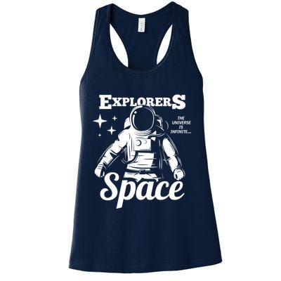 Explorers In Space Womens Tank Top