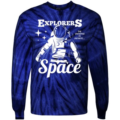 Explorers In Space Tie-Dye Long Sleeve Shirt