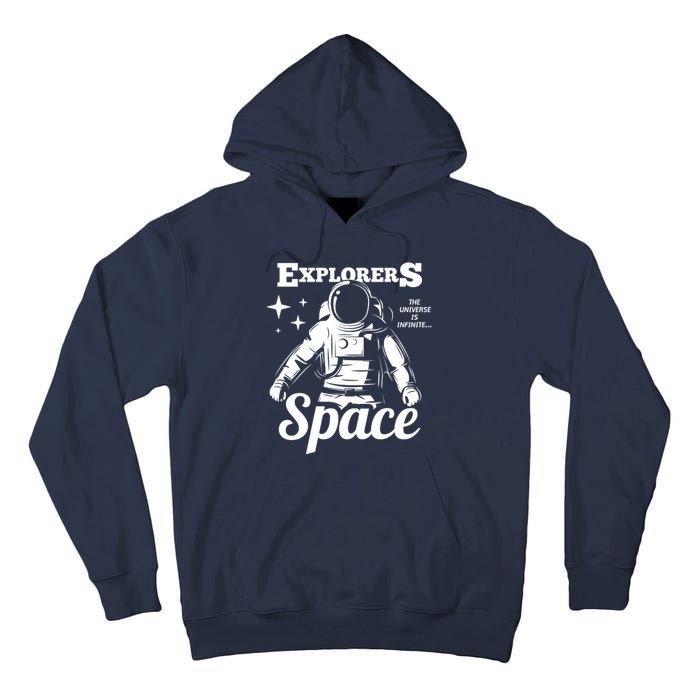 Explorers In Space Tall Hoodie