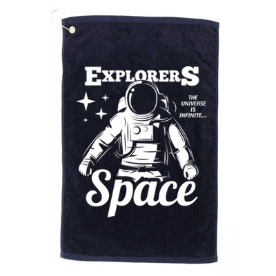 Explorers In Space Golf Towel