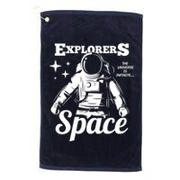 Explorers In Space Golf Towel