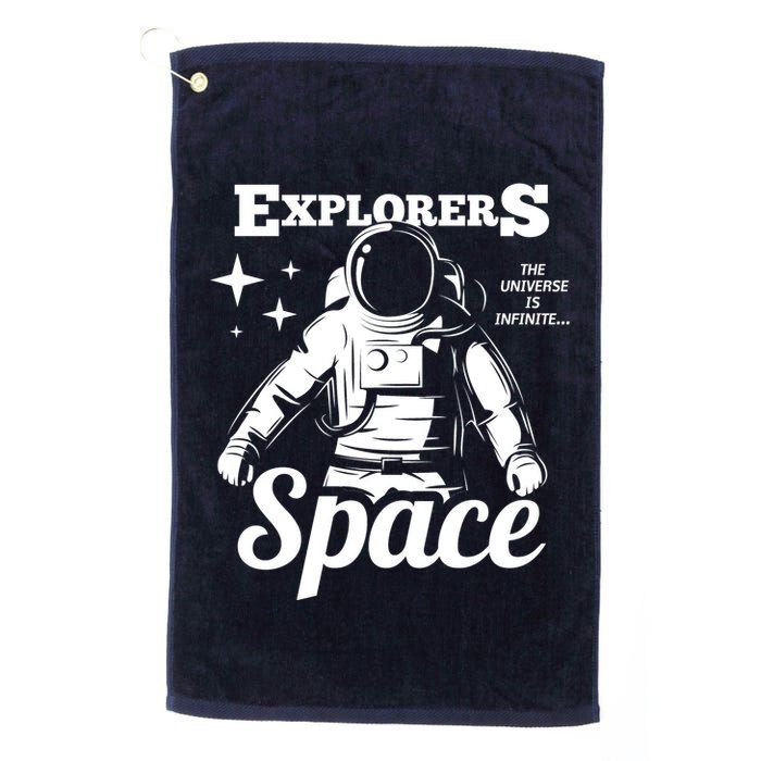 Explorers In Space Golf Towel
