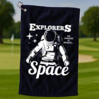 Explorers In Space Golf Towel
