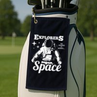 Explorers In Space Golf Towel