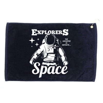 Explorers In Space Grommeted Golf Towel