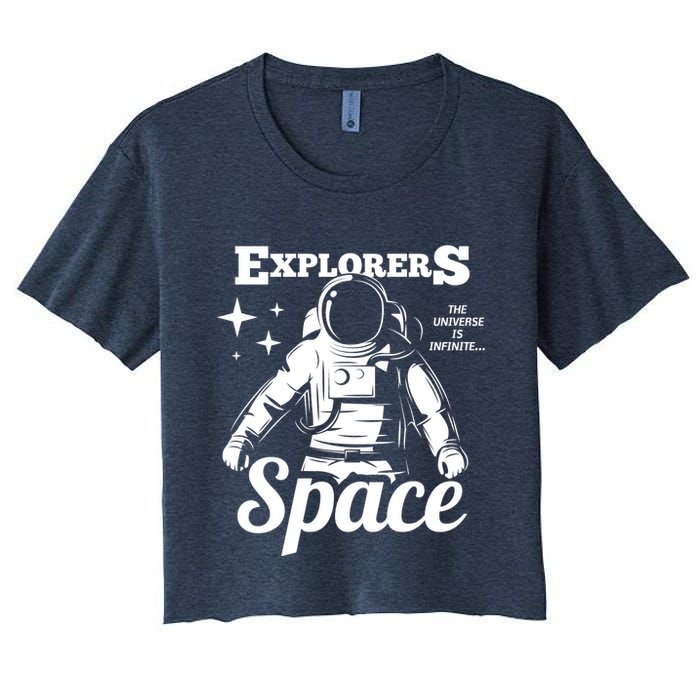 Explorers In Space Crop Top