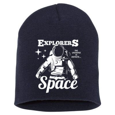 Explorers In Space Short Acrylic Beanie