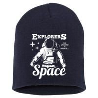 Explorers In Space Short Acrylic Beanie