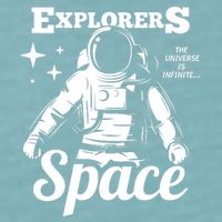 Explorers In Space Sueded Cloud Jersey T-Shirt