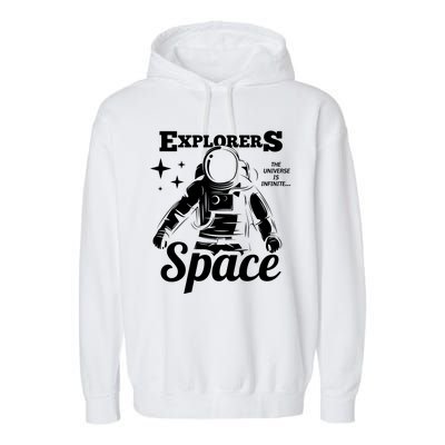 Explorers In Space Garment-Dyed Fleece Hoodie