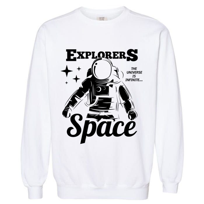 Explorers In Space Garment-Dyed Sweatshirt