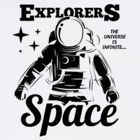 Explorers In Space Garment-Dyed Sweatshirt