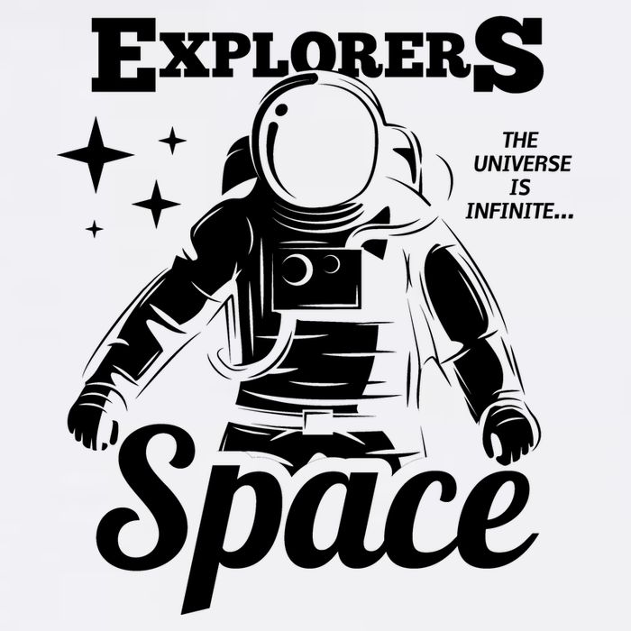 Explorers In Space Garment-Dyed Sweatshirt