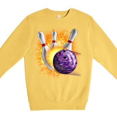 Explosive Spare Hit Bowling Premium Crewneck Sweatshirt