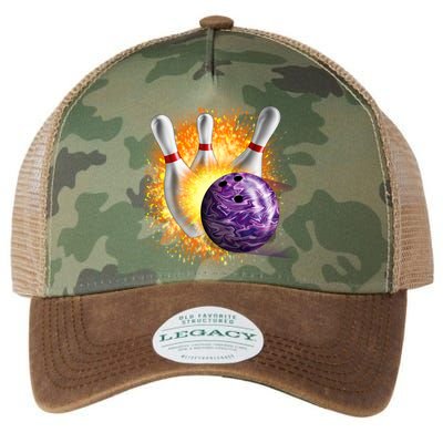 Explosive Spare Hit Bowling Legacy Tie Dye Trucker Hat