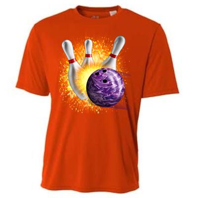 Explosive Spare Hit Bowling Cooling Performance Crew T-Shirt