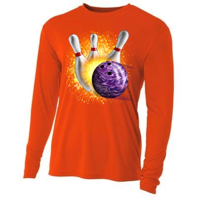 Explosive Spare Hit Bowling Cooling Performance Long Sleeve Crew