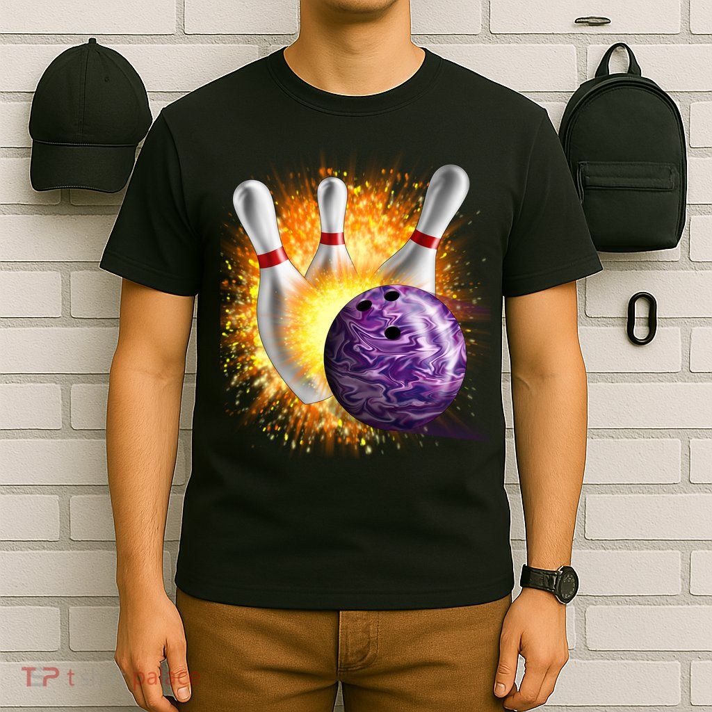 Explosive Spare Hit Bowling T-Shirt
