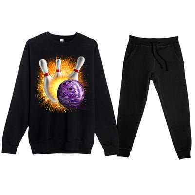 Explosive Spare Hit Bowling Premium Crewneck Sweatsuit Set