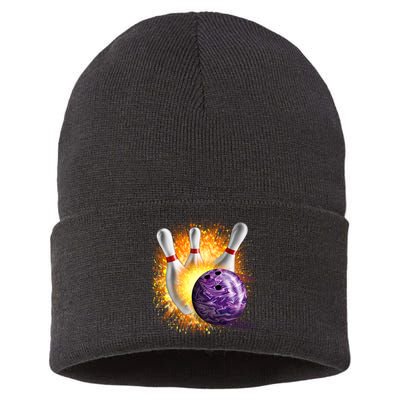 Explosive Spare Hit Bowling Sustainable Knit Beanie
