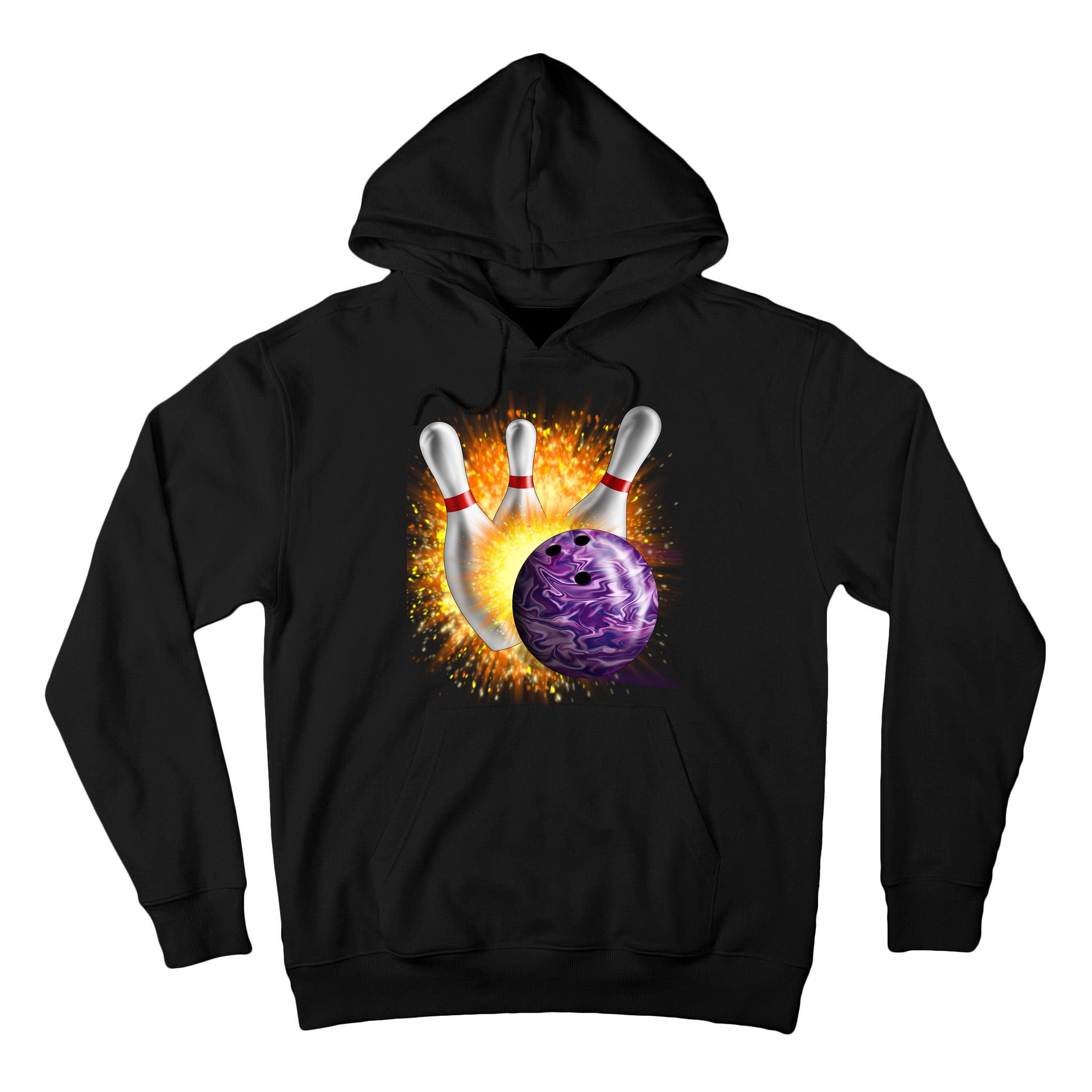 Explosive Spare Hit Bowling Tall Hoodie