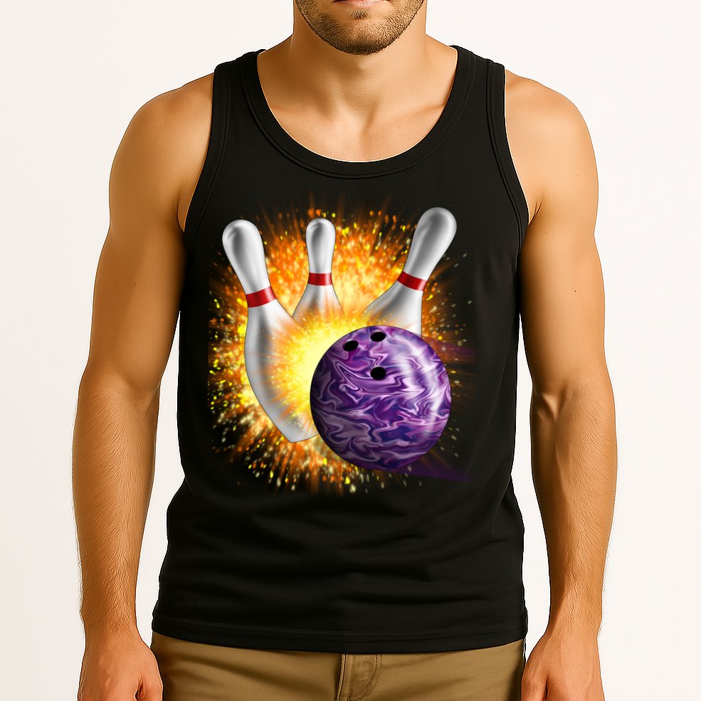Explosive Spare Hit Bowling Tank Top