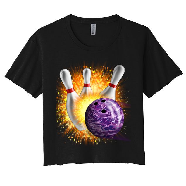 Explosive Spare Hit Bowling Crop Top