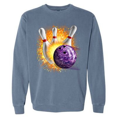 Explosive Spare Hit Bowling Garment-Dyed Sweatshirt