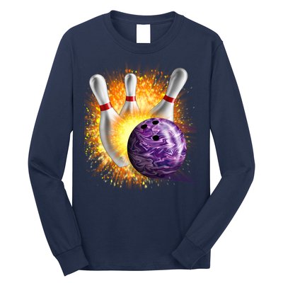 Explosive Spare Hit Bowling Long Sleeve Shirt