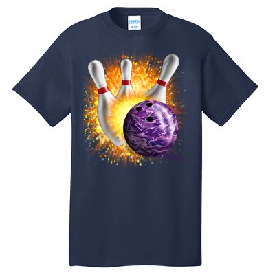 Explosive Spare Hit Bowling Tall T-Shirt