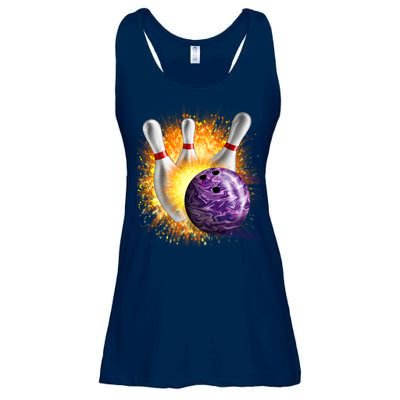 Explosive Spare Hit Bowling Ladies Essential Flowy Tank