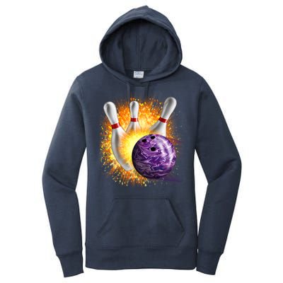 Explosive Spare Hit Bowling Women's Pullover Hoodie