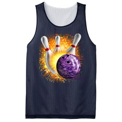 Explosive Spare Hit Bowling Mesh Reversible Basketball Jersey Tank