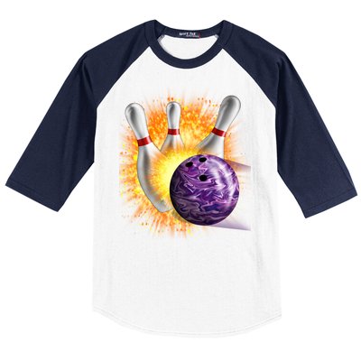 Explosive Spare Hit Bowling Baseball Sleeve Shirt