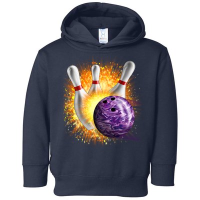 Explosive Spare Hit Bowling Toddler Hoodie