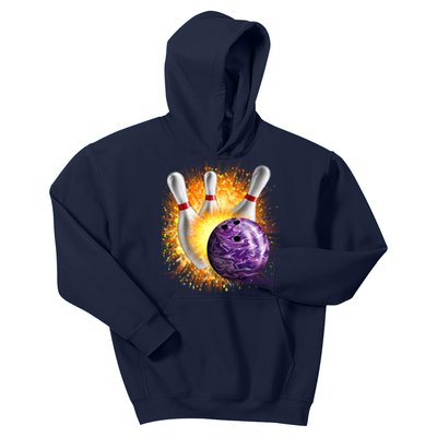 Explosive Spare Hit Bowling Kids Hoodie