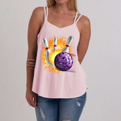 Explosive Spare Hit Bowling Women's Strappy Tank