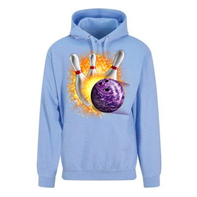 Explosive Spare Hit Bowling Unisex Surf Hoodie