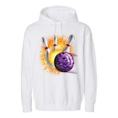 Explosive Spare Hit Bowling Garment-Dyed Fleece Hoodie