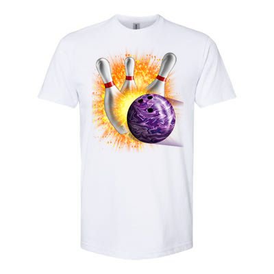 Explosive Spare Hit Bowling Softstyle CVC T-Shirt