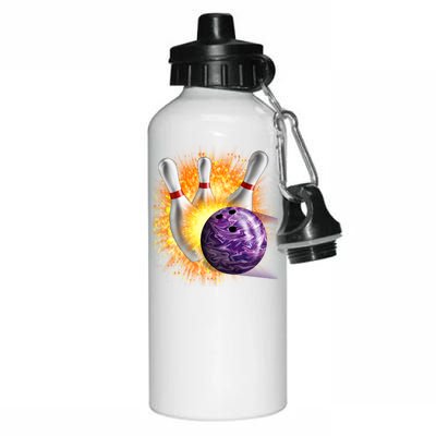 Explosive Spare Hit Bowling Aluminum Water Bottle