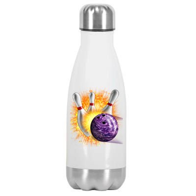 Explosive Spare Hit Bowling Stainless Steel Insulated Water Bottle