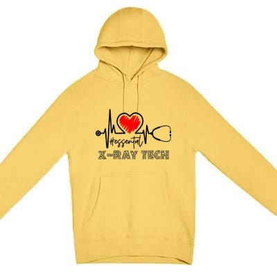 Essential Xray Tech Heartbeat Xray Tech Nurse Gift Great Gift Premium Pullover Hoodie