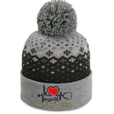 Essential Xray Tech Heartbeat Xray Tech Nurse Gift Great Gift The Baniff Cuffed Pom Beanie