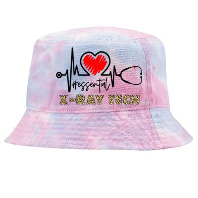 Essential Xray Tech Heartbeat Xray Tech Nurse Gift Great Gift Tie-Dyed Bucket Hat