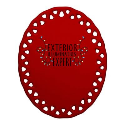 Exterior Illumination Expert Ceramic Oval Ornament