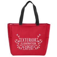 Exterior Illumination Expert Zip Tote Bag