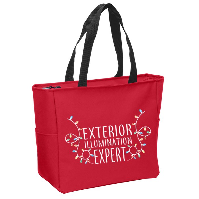 Exterior Illumination Expert Zip Tote Bag