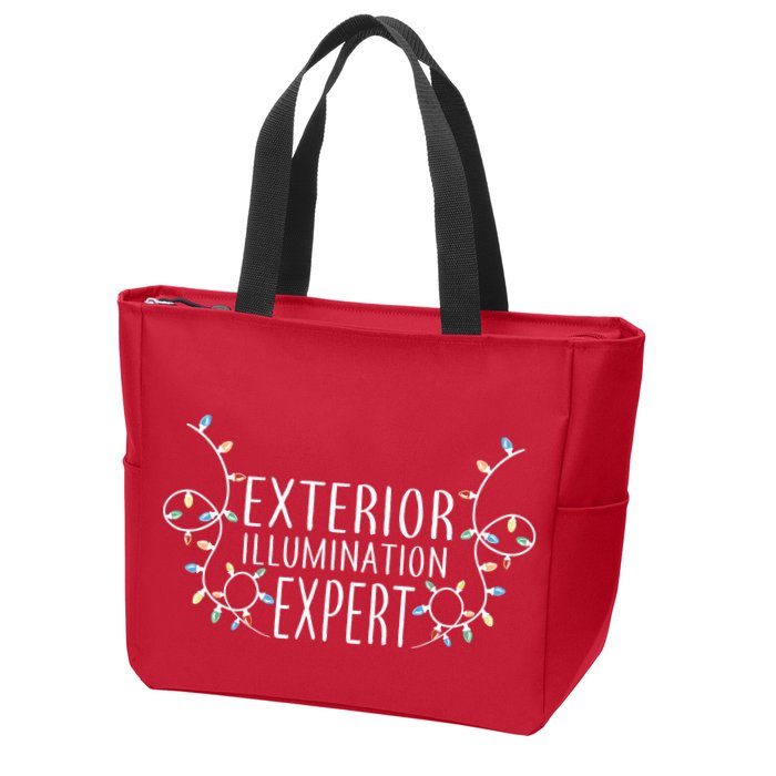 Exterior Illumination Expert Zip Tote Bag