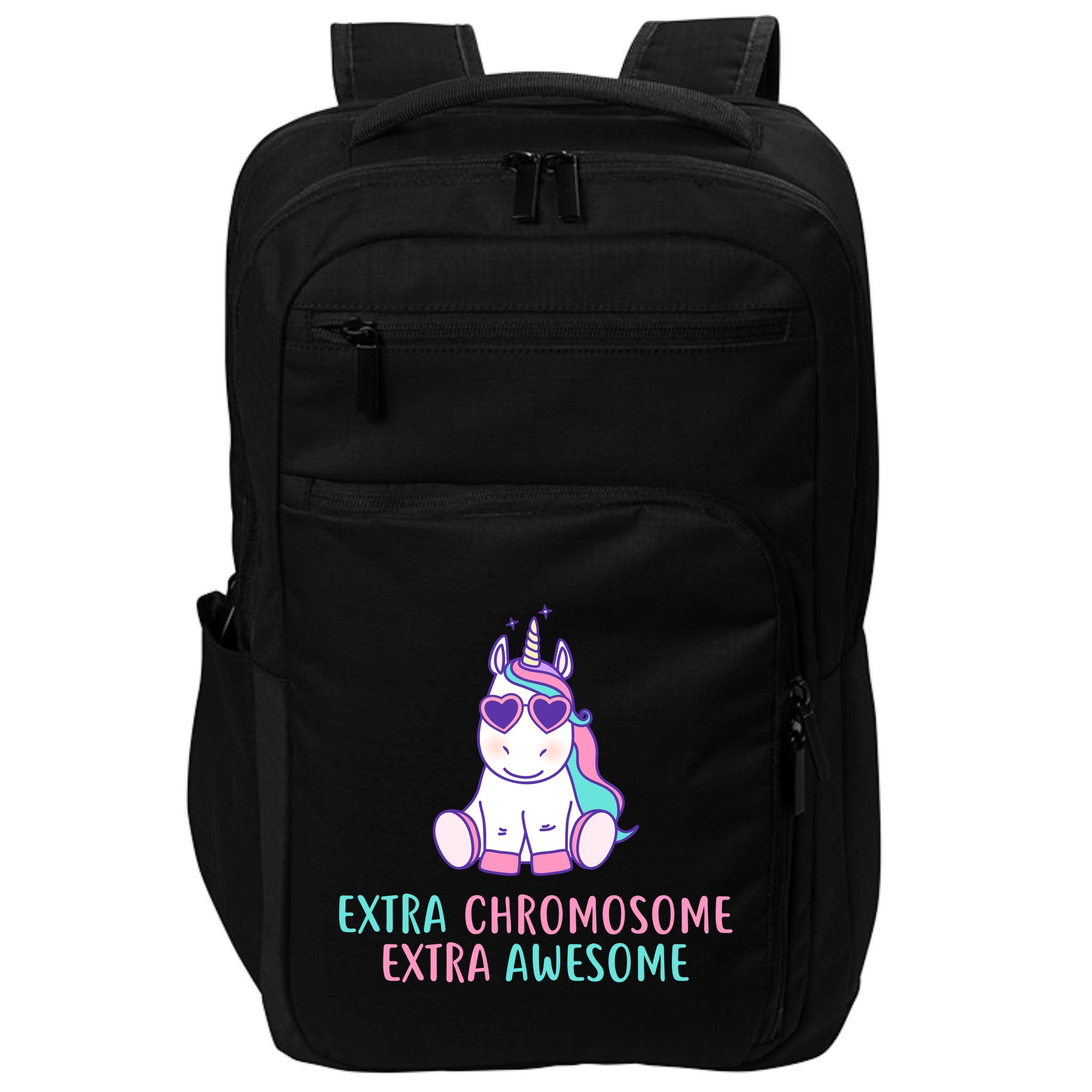 Extra Chromosome Awesome Down Syndrome Impact Tech Backpack